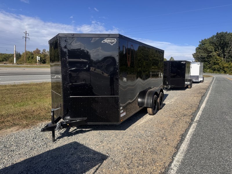 2025 Cynergy 7×14 Enclosed STD W/BOP .080 Exterior Metal Ramp 7K