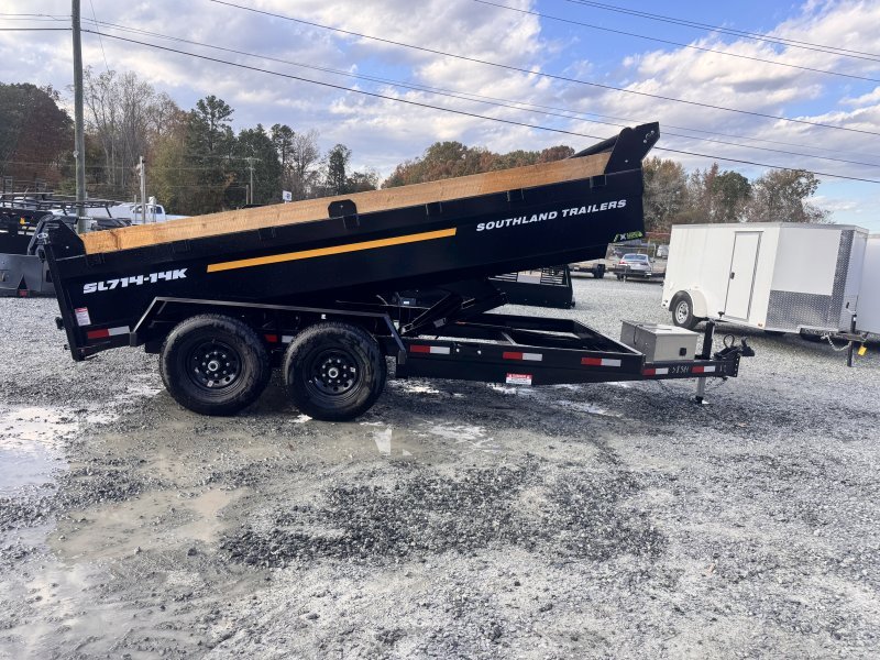 2026 Southland SL714-14K 7×14 Dump Trailer 2′ Sides 15K GVWR - Image 3