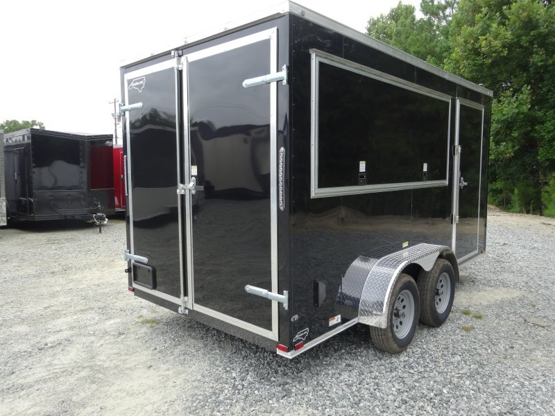 2026 Quality Cargo 7×14 Concession Trailer Pro Series Barn Door 50 Amp Electrical - Image 9