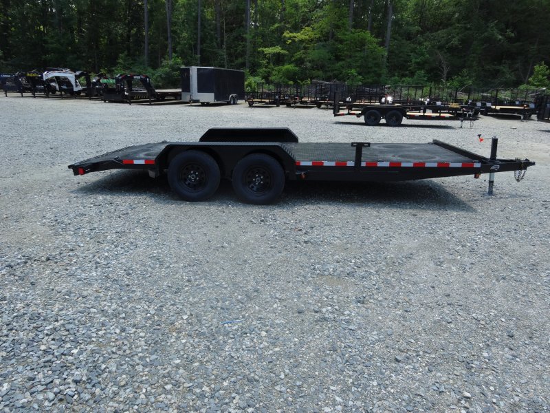 2025 Nolan 7×18 Car Hauler Trailer Metal Deck 7K GVWR - Image 5