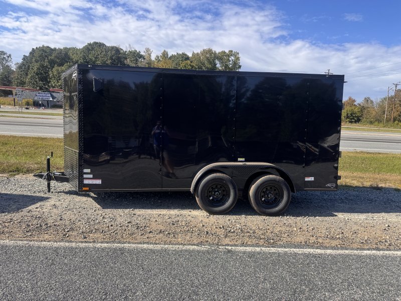 2025 Cynergy 7×14 Enclosed STD W/BOP .080 Exterior Metal Ramp 7K - Image 3