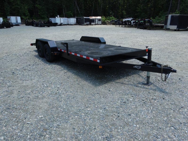 2025 Nolan 7×18 Car Hauler Trailer Metal Deck 7K GVWR - Image 6