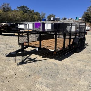 2026 Nolan 7×14 Utility Landscape Trailer 24″ Mesh 7K GVWR