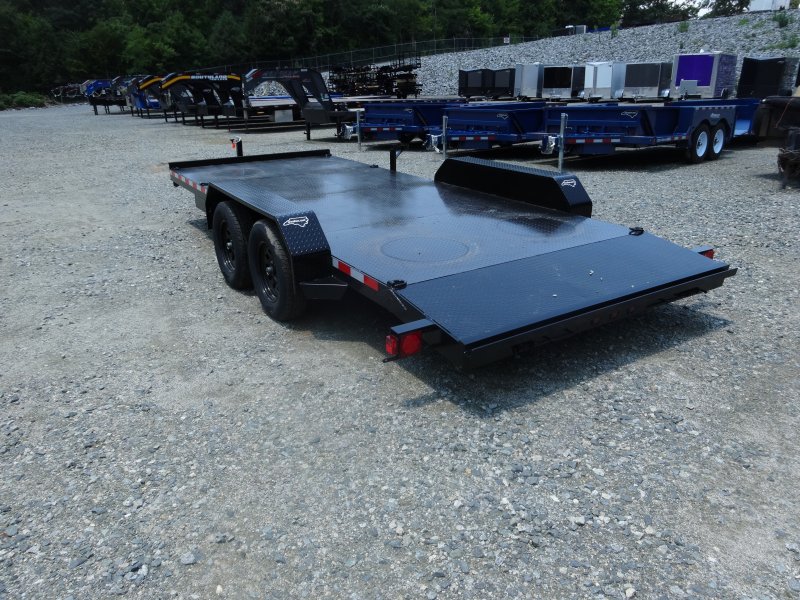 2025 Nolan 7×18 Car Hauler Trailer Metal Deck 7K GVWR - Image 10