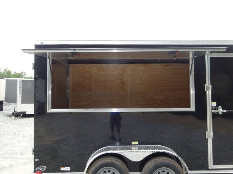 2026 Quality Cargo 7×14 Concession Trailer Pro Series Barn Door 50 Amp Electrical - Image 11