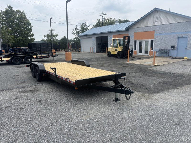 2025 Nolan Manufacturing 7×20 Car Hauler Trailer Wood Deck 7K GVWR - Image 2
