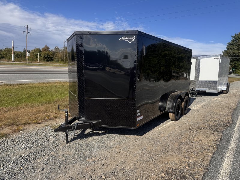 2025 Cynergy 7×14 Enclosed STD W/BOP .080 Exterior Metal Ramp 7K