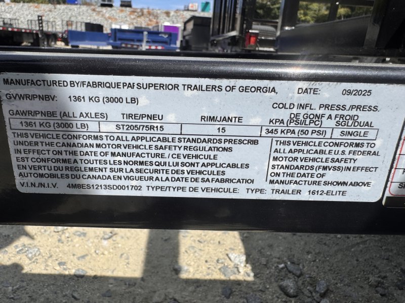 2025 Superior Trailers, Inc 6×12 Utility Landscape Trailer 3K GVWR - Image 2
