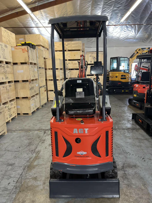 1 Ton, Upgraded Mini Excavator w/ Pilot Control & Swing Boom & Hydraulic Thumb & Features | DM12X-PLUS - Image 3