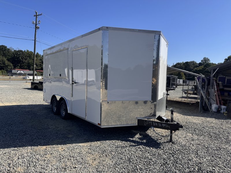 2026 Quality Cargo 8.5×16 Concession Barn Door 50 Amp Electrical - Image 12