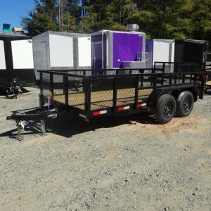2025 Nolan 6×14 Utility Landscape Trailer 24″ Mesh 7K GVWR
