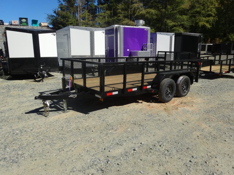 2025 Nolan 6×14 Utility Landscape Trailer 24″ Mesh 7K GVWR