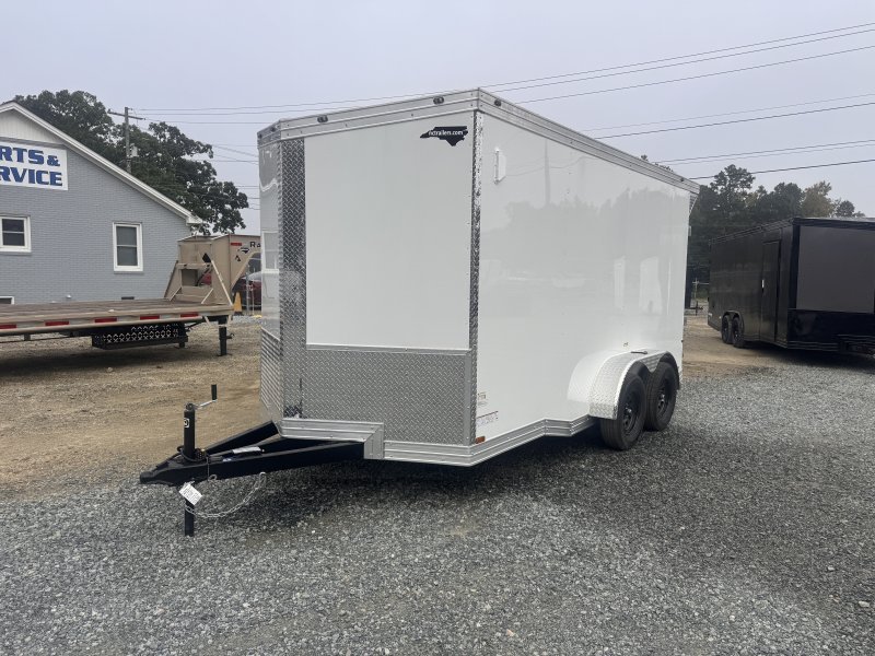2025 Cynergy 7×14 Enclosed Trailer Pro Series Slant-V Ramp 7K GVWR