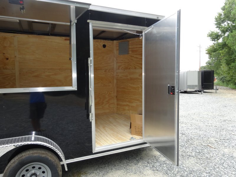 2026 Quality Cargo 7×14 Concession Trailer Pro Series Barn Door 50 Amp Electrical - Image 12