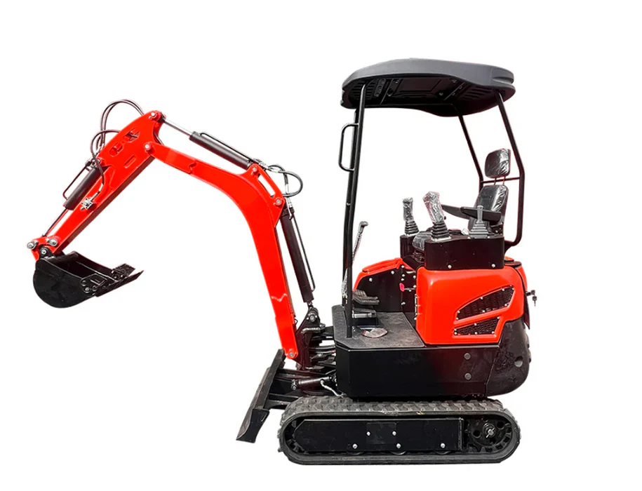 1.4 ton, Kubota Diesel Engine Mini & Small Excavator w/ Side Swing Boom | NT18