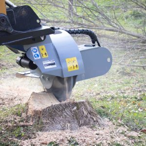 Baumalight S18 Stump Grinder Attachment Fits Skid Steer Quick Attach