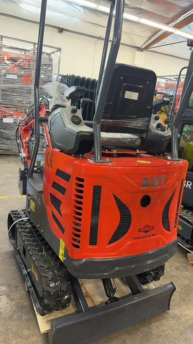 1 Ton, Upgraded Mini Excavator w/ Pilot Control & Swing Boom & Hydraulic Thumb | DM12X-C - Image 3