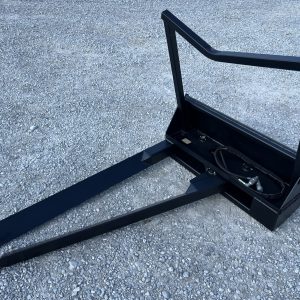 Hydraulic Nursery Tree Fork Attachment Fits Skid Steer Tractor Quick Attach