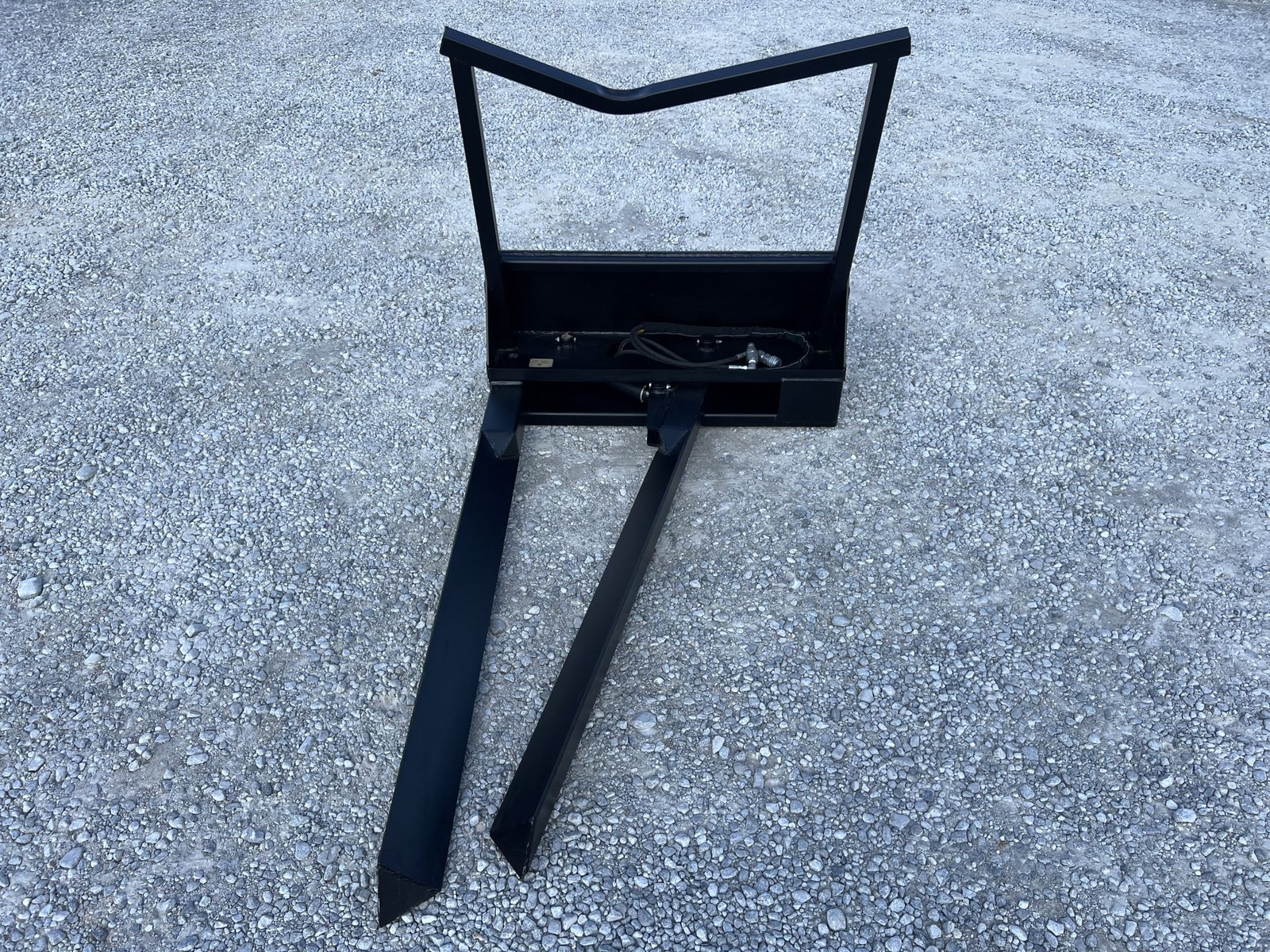 Hydraulic Nursery Tree Fork Attachment Fits Skid Steer Tractor Quick Attach - Image 3