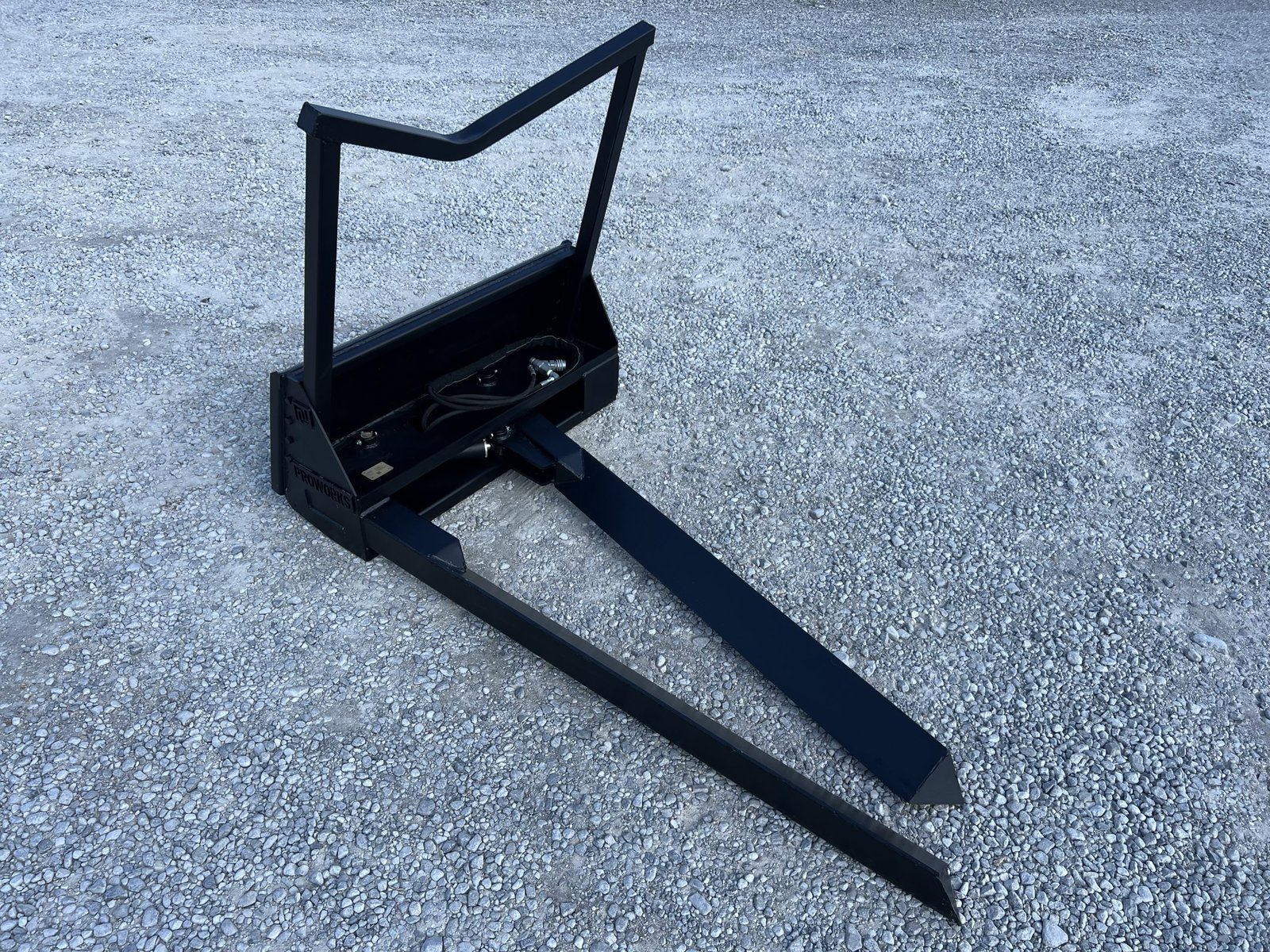 Hydraulic Nursery Tree Fork Attachment Fits Skid Steer Tractor Quick Attach - Image 5