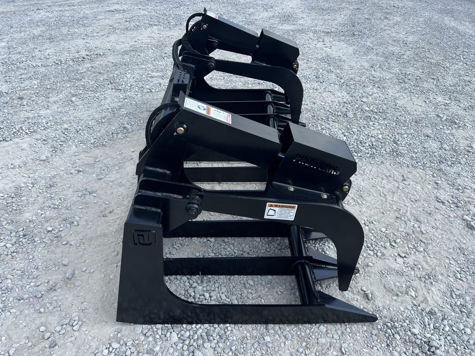 84″ Extreme Duty Root Rake Grapple Attachment Fits Skid Steer Quick Attach - Image 4