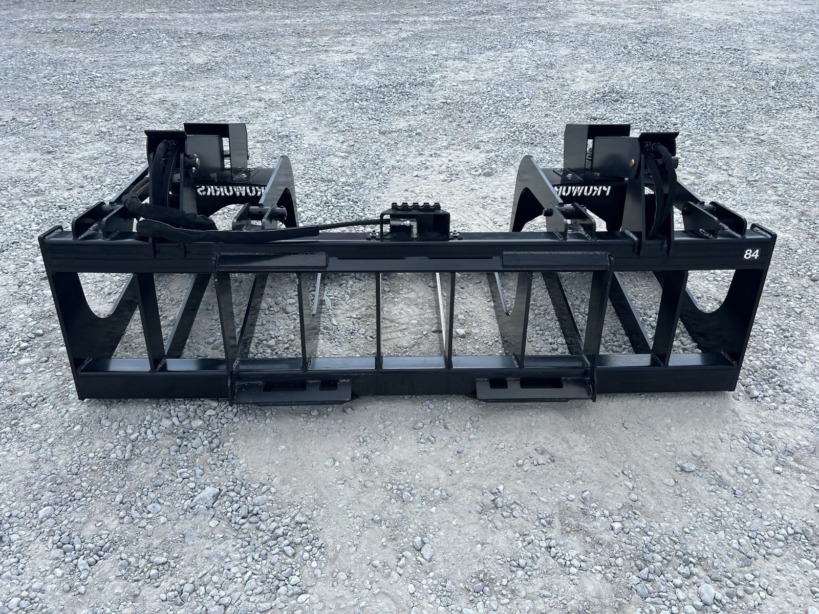 84″ Extreme Duty Root Rake Grapple Attachment Fits Skid Steer Quick Attach - Image 6