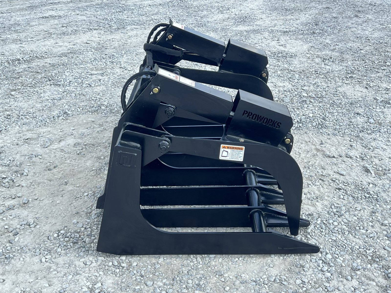72″ Extreme Duty Root Rake Grapple Attachment Fits Skid Steer Quick Attach - Image 4