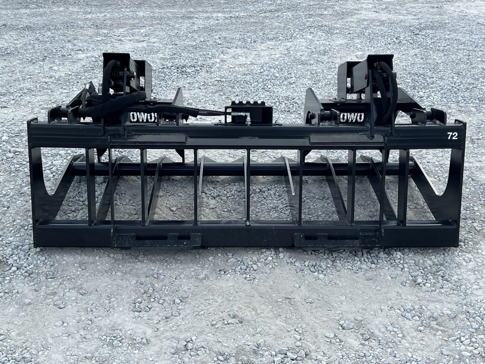 72″ Extreme Duty Root Rake Grapple Attachment Fits Skid Steer Quick Attach - Image 6