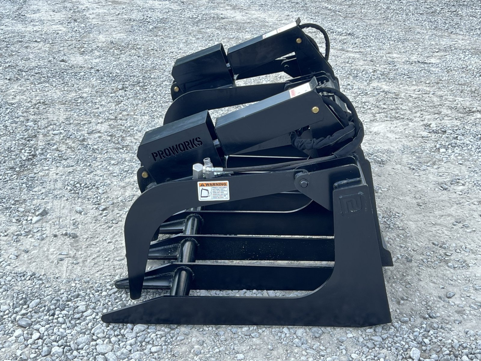 72″ Extreme Duty Root Rake Grapple Attachment Fits Skid Steer Quick Attach - Image 8