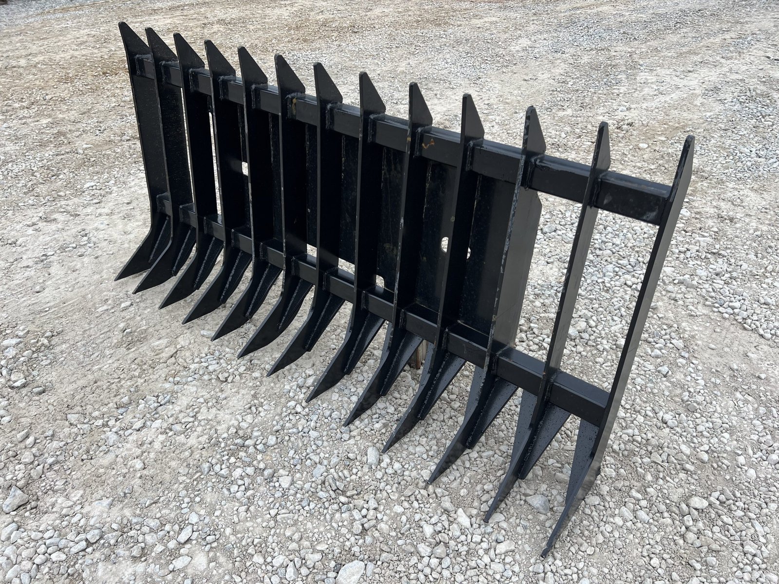 70″ Brush Root Debris Rake Attachment Fits Universal Skid Steer Quick Attach