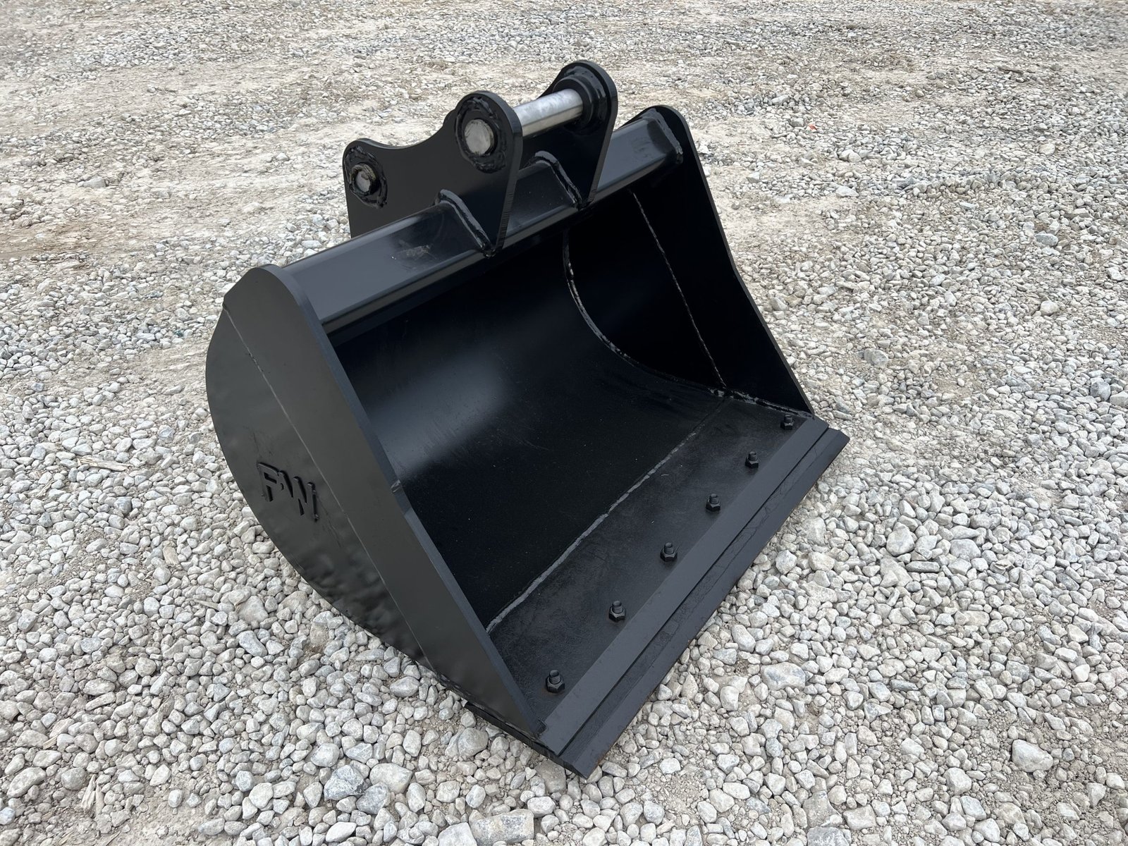 36″ Smooth Ditching Excavator Bucket Fits CAT 306 Mini Excavator Quick Coupler - Image 3