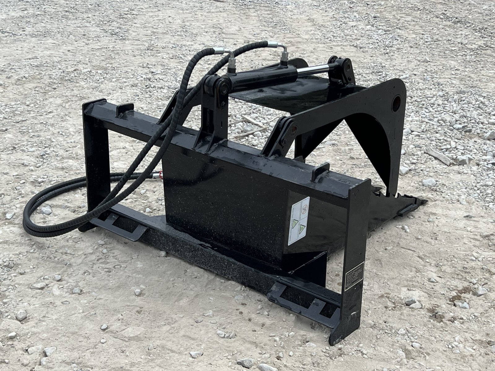 Hydraulic Stump Bucket Grapple Attachment Fits Skid Steer Tractor Loader - Image 5