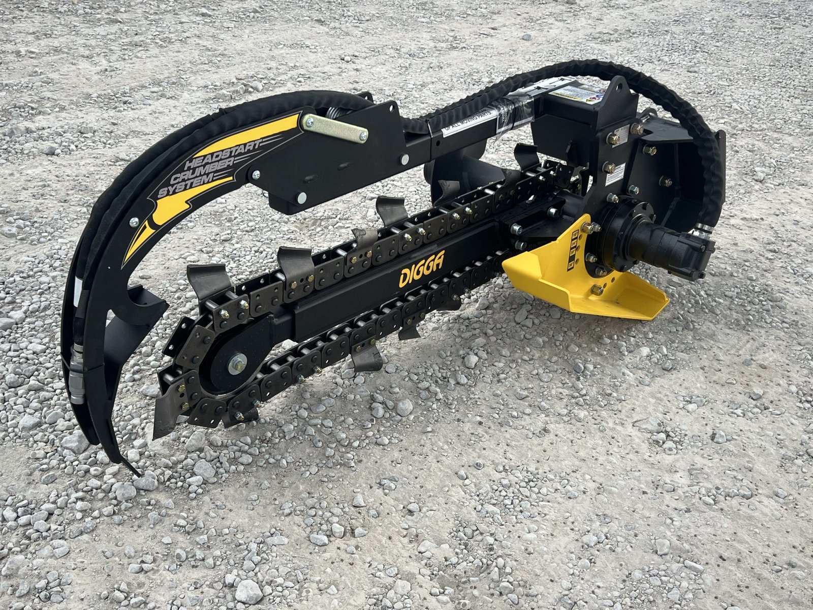 36″ x 6″ Digga Bigfoot Earth Trencher Attachment Fits Toro Dingo Mini Skid Steer