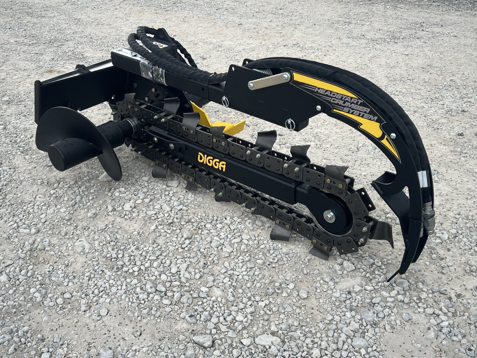 36″ x 6″ Digga Bigfoot Earth Trencher Attachment Fits Toro Dingo Mini Skid Steer - Image 3