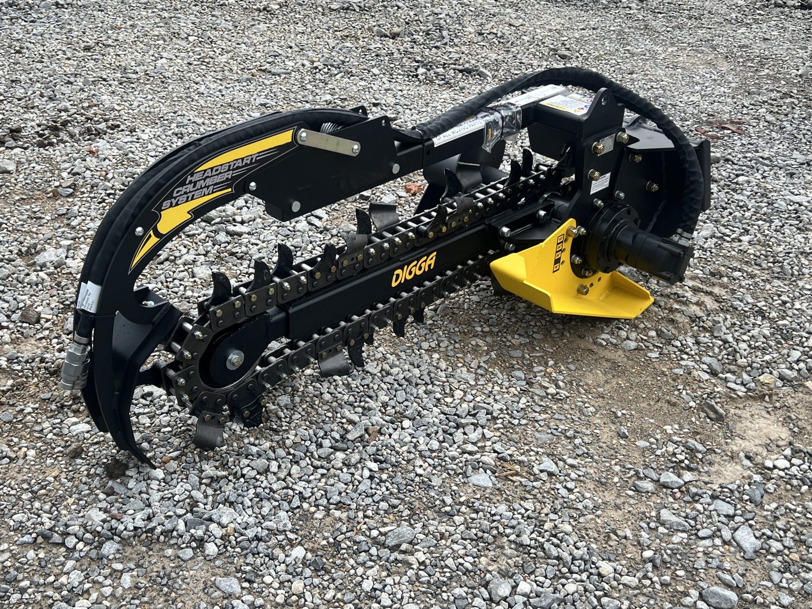36″ x 6″ Digga Bigfoot Combo Trencher Attachment Fits Toro Dingo Mini Skid Steer