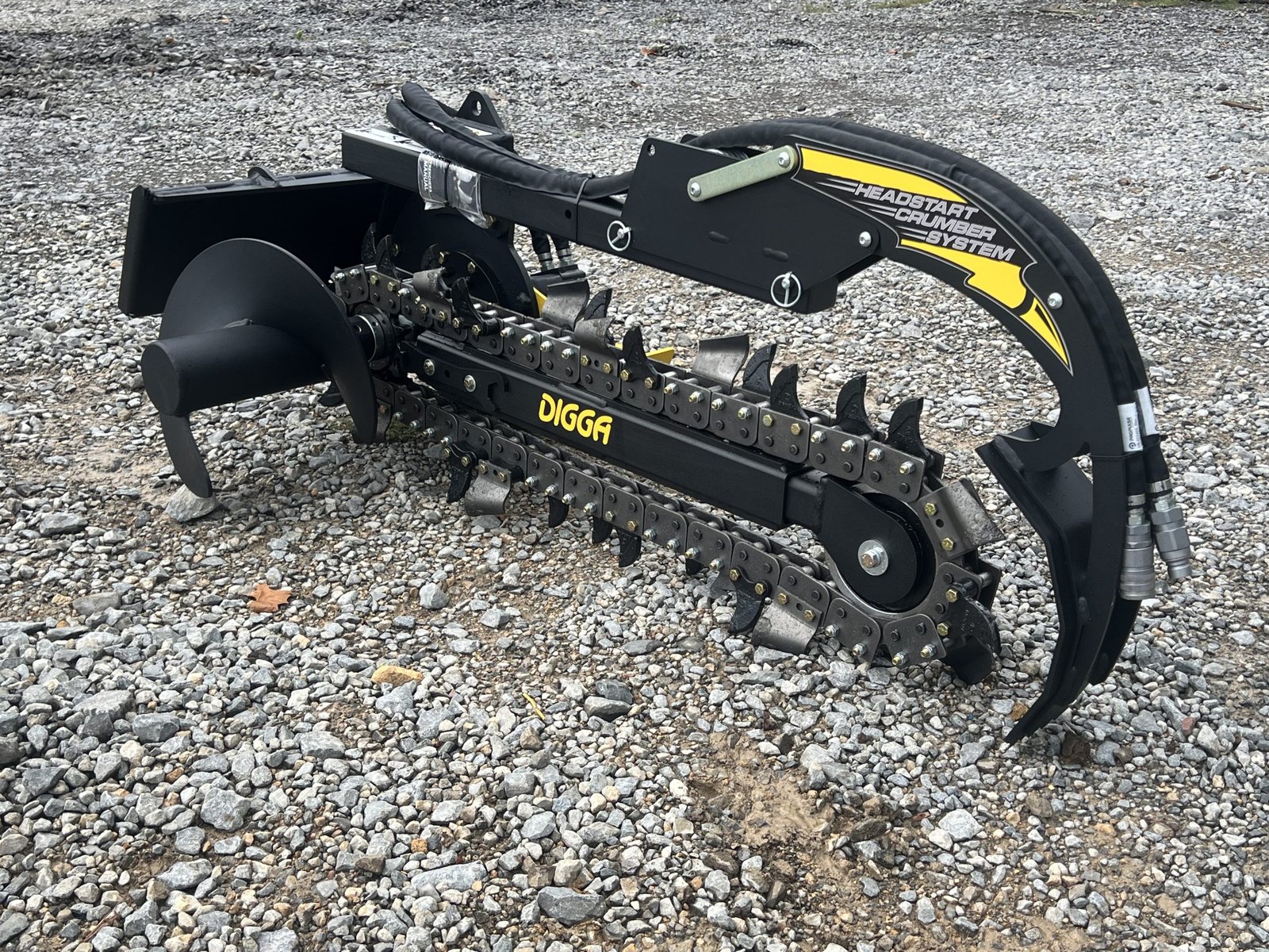 36″ x 6″ Digga Bigfoot Combo Trencher Attachment Fits Toro Dingo Mini Skid Steer - Image 3