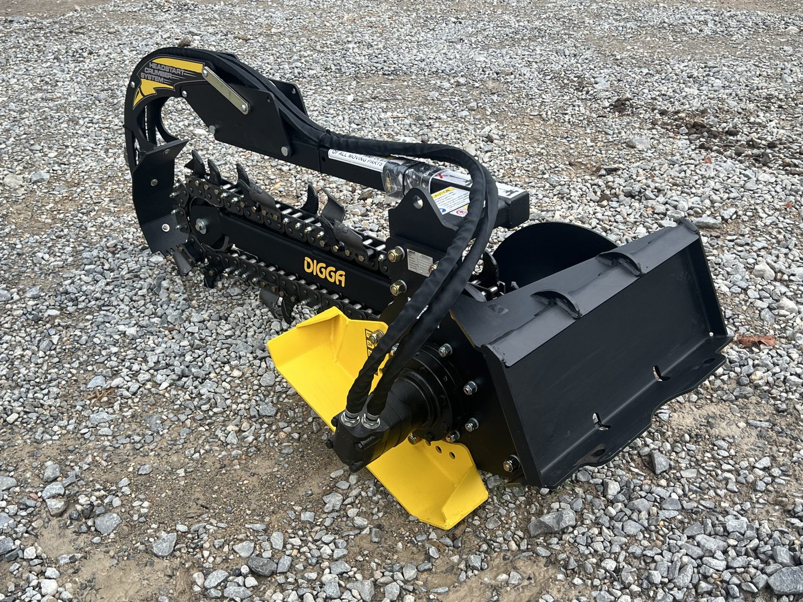 36″ x 6″ Digga Bigfoot Combo Trencher Attachment Fits Toro Dingo Mini Skid Steer - Image 7