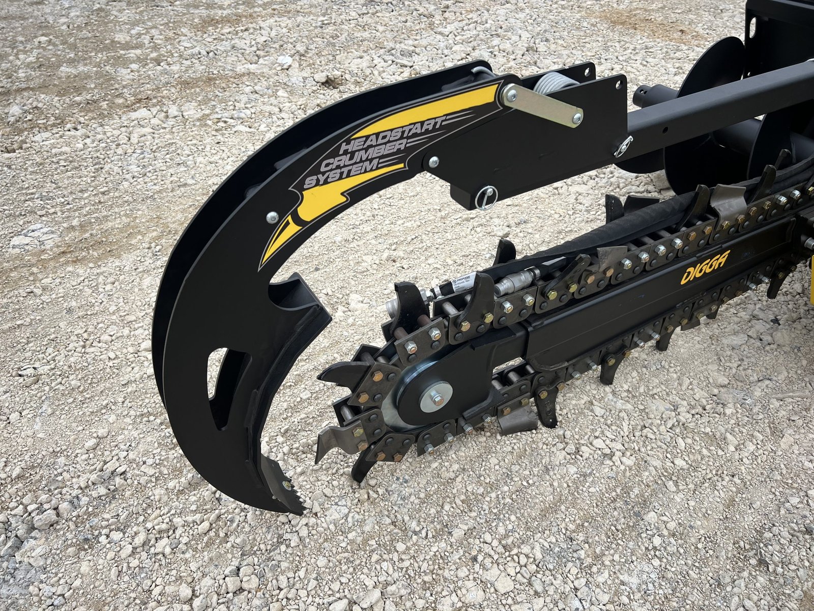 Digga 48″ x 6″ Bigfoot Combo Trencher Attachment Fits Skid Steer Quick Attach - Image 11