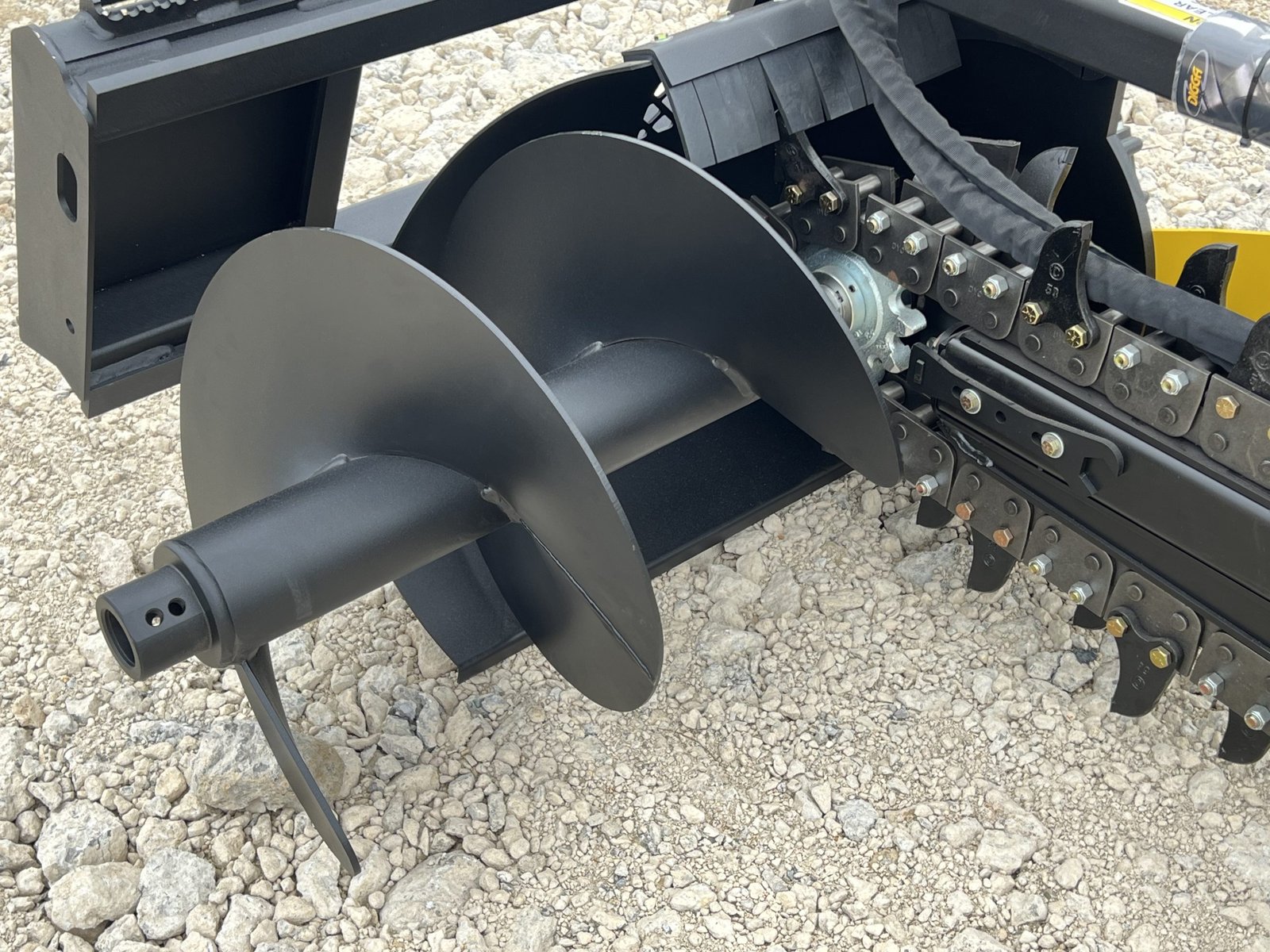 Digga 48″ x 6″ Bigfoot Combo Trencher Attachment Fits Skid Steer Quick Attach - Image 12