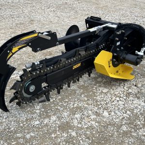 Digga 48″ x 6″ High Flow Bigfoot Combo Trencher Attachment Fits Skid Steer Quick Attach