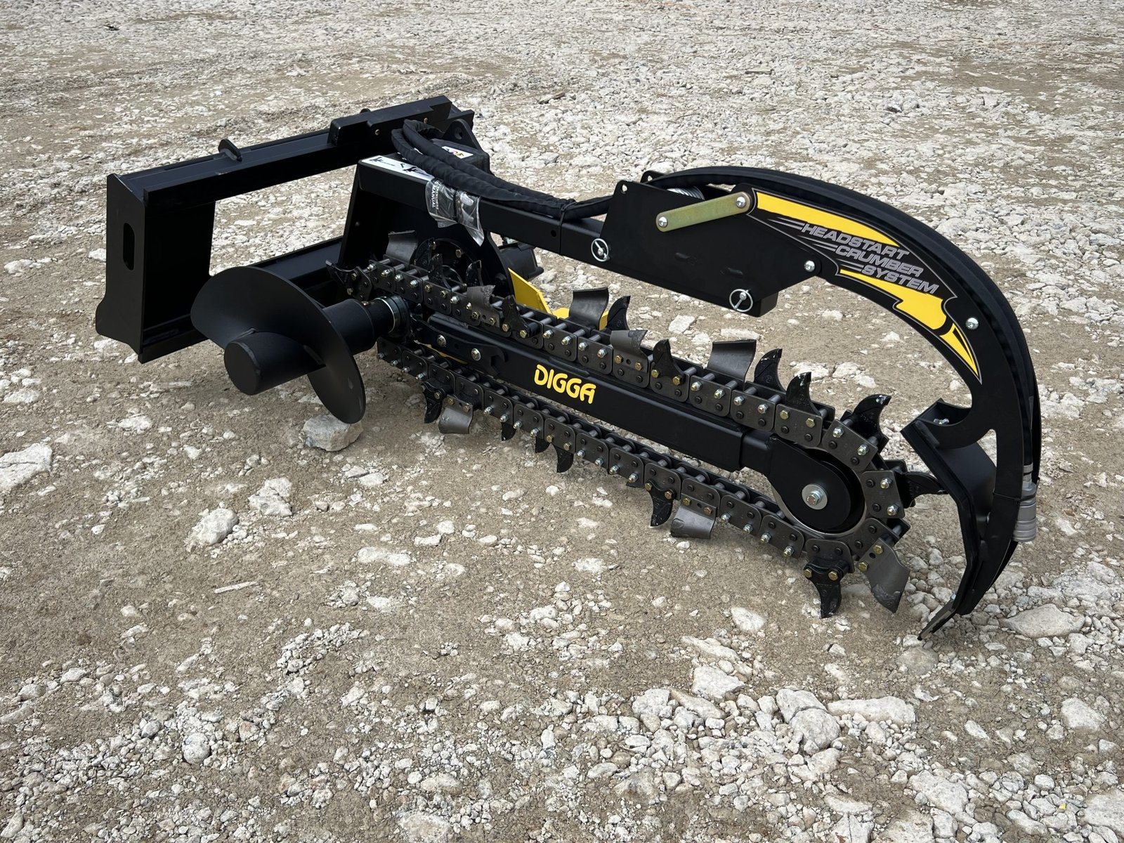 36″ x 6″ Digga Bigfoot Combo Trencher Attachment Fits Bobcat MT Mini Skid Steer - Image 3