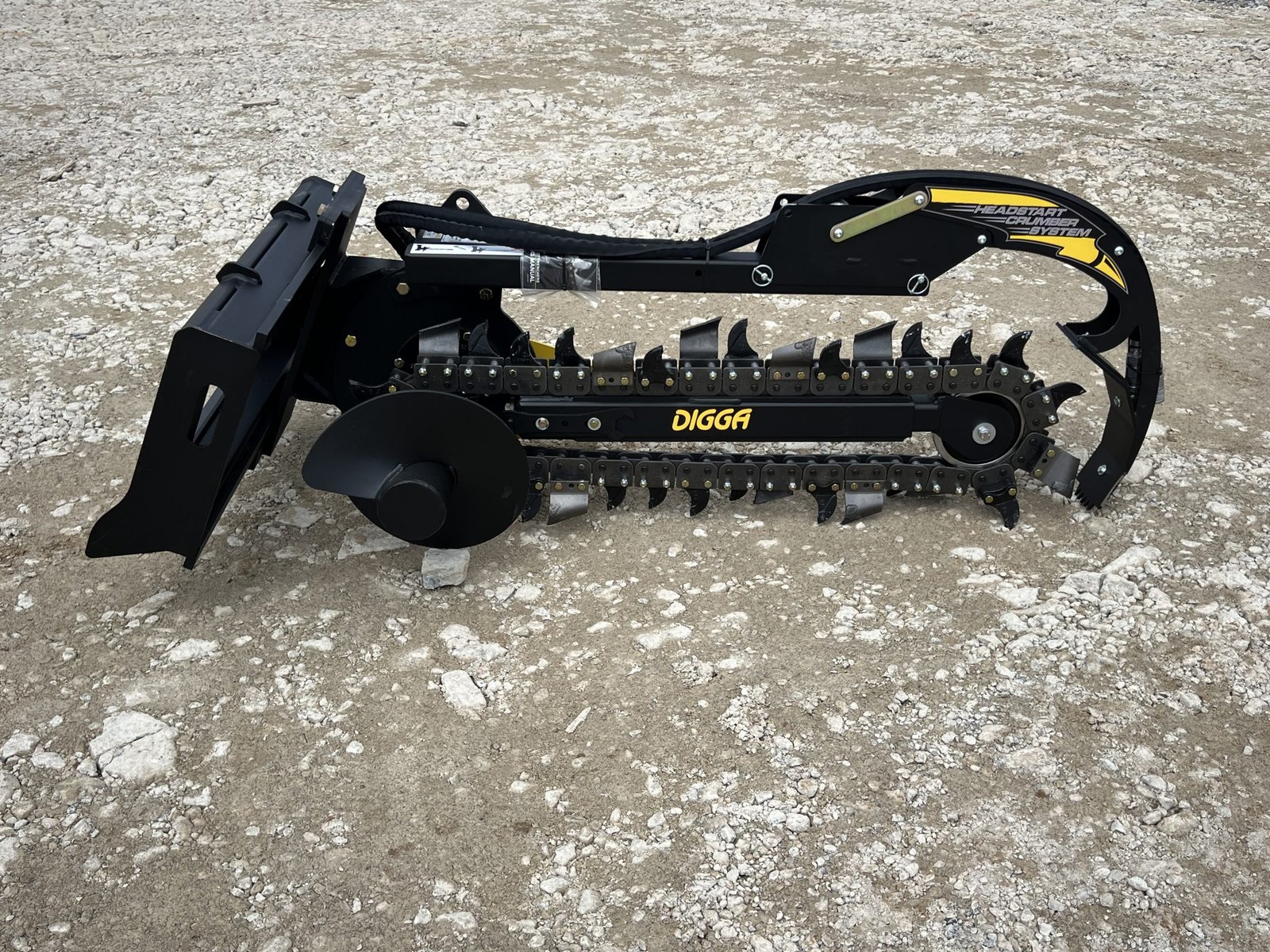 36″ x 6″ Digga Bigfoot Combo Trencher Attachment Fits Bobcat MT Mini Skid Steer - Image 4