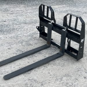 48″ Long 4,000 lb Bobcat Heavy Duty Pallet Fork Loader Skid Steer Attachment