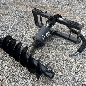 2020 Paladin McMillen X1975 Hex Auger Drive with 12″ Bit Attachment Fits Skid Steer