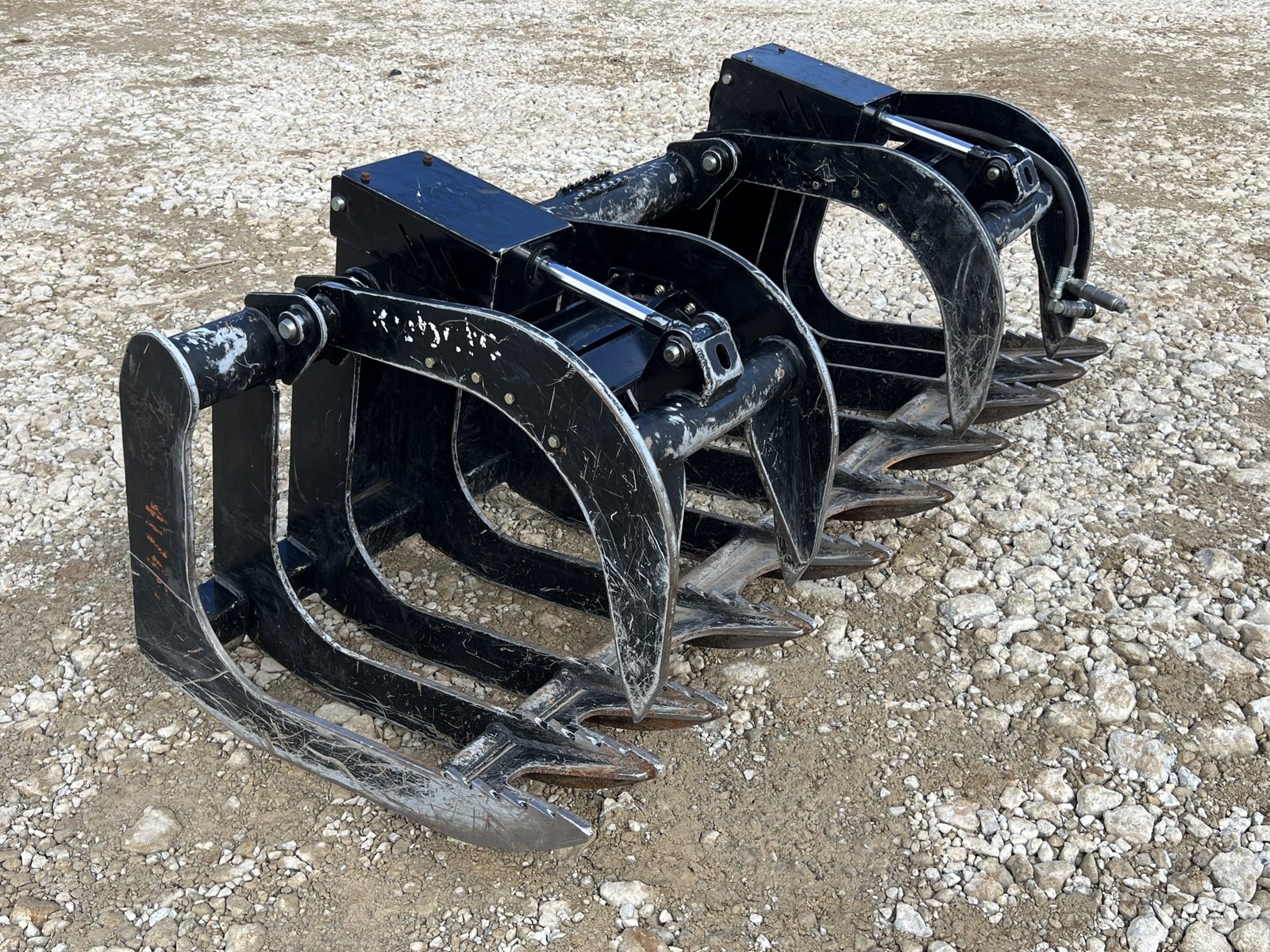 2023 80″ RG3080 Root Rake Grapple Attachment Dual Cylinder Fits Kubota Skid Steer