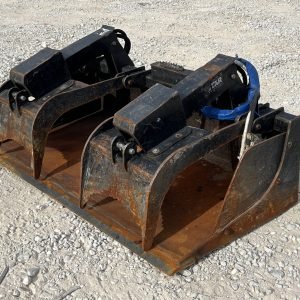 2022 66″ Star Industries Grapple Bucket Scrap Demolition Attachment Fits Skid Steer