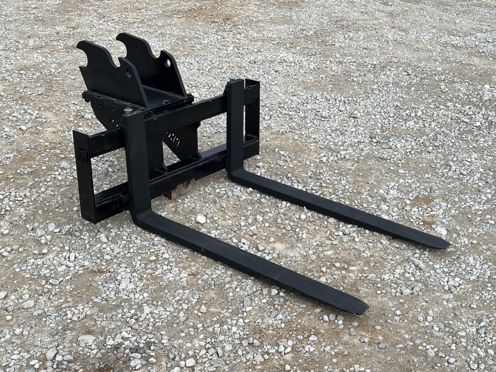 48″ 4,000 lb Pallet Forks Attachment Fits Kubota U55 KX057 KX191 Mini Excavator