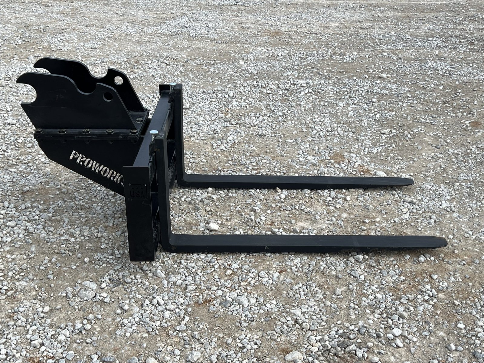 48″ 4,000 lb Pallet Forks Attachment Fits Kubota U55 KX057 KX191 Mini Excavator - Image 4