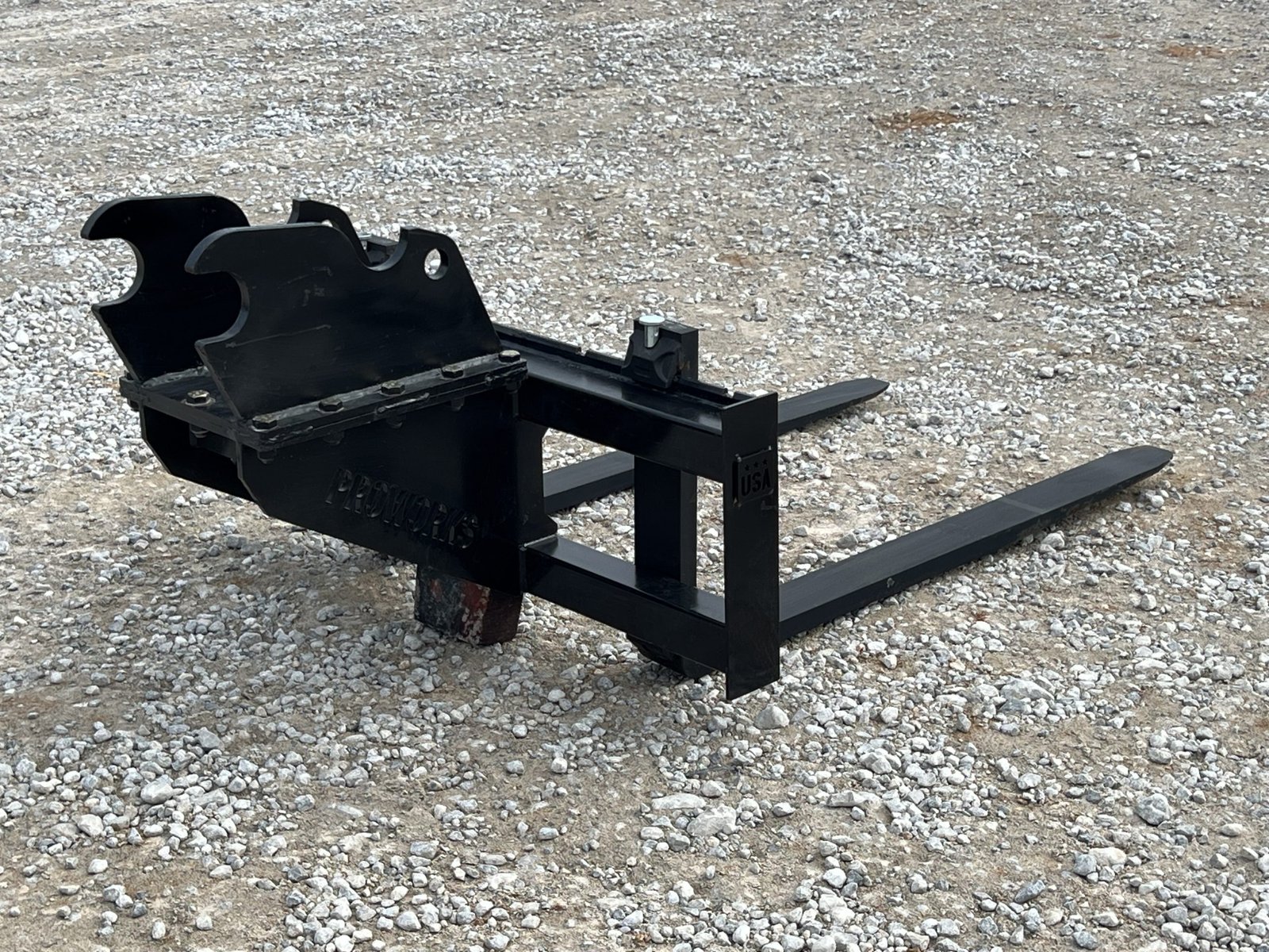 48″ 4,000 lb Pallet Forks Attachment Fits Kubota U55 KX057 KX191 Mini Excavator - Image 5