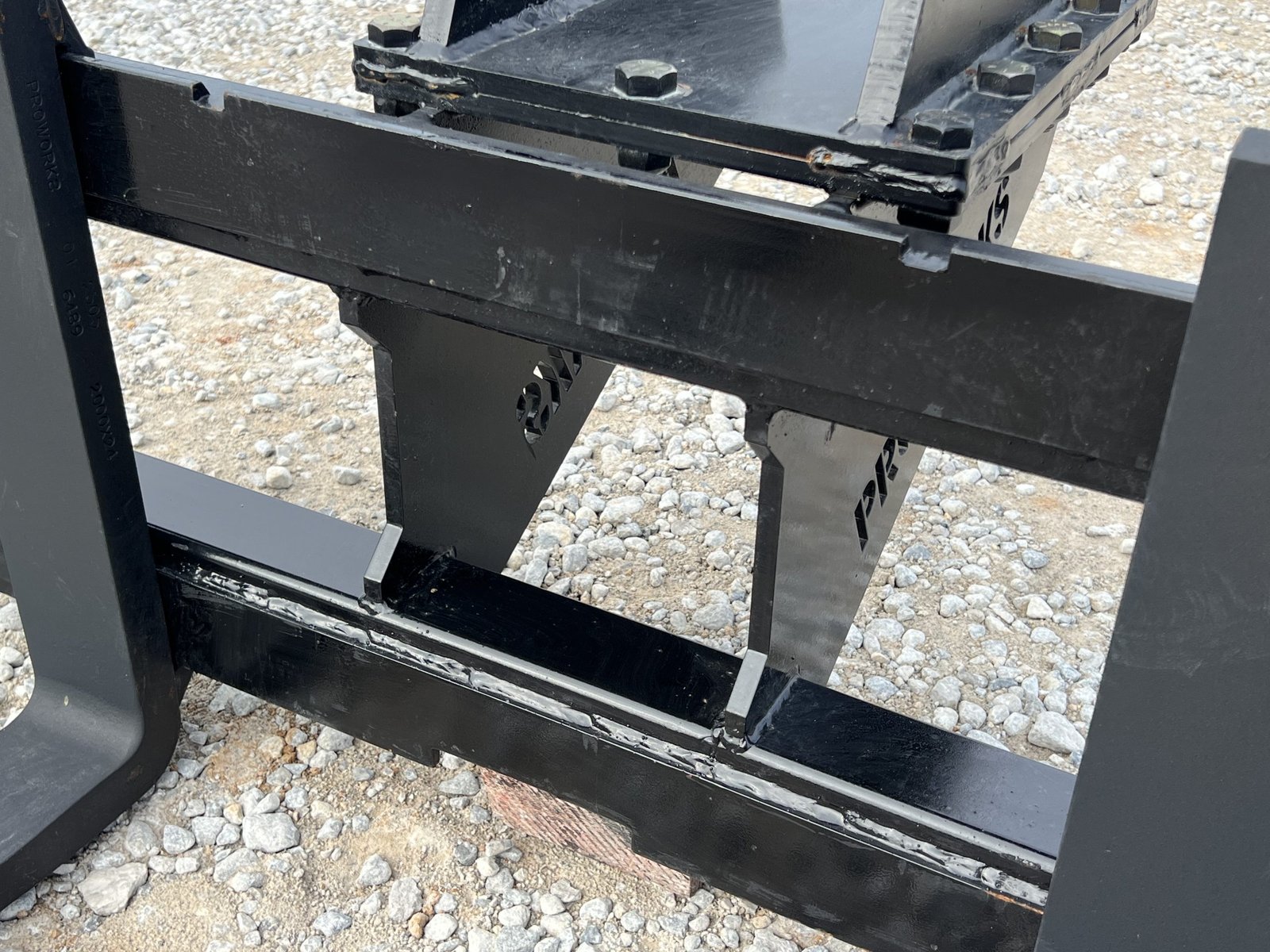 48″ 4,000 lb Pallet Forks Attachment Fits Kubota U55 KX057 KX191 Mini Excavator - Image 14